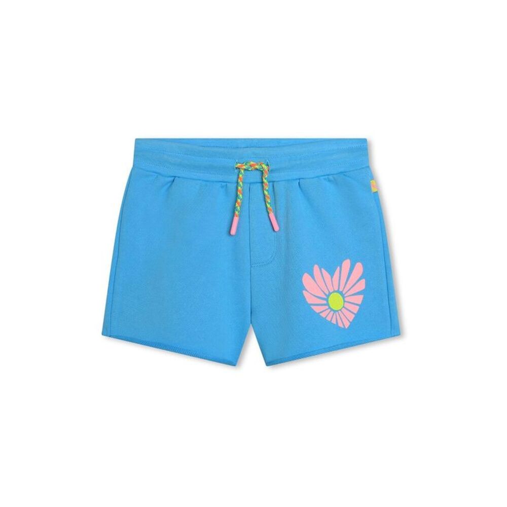 Billieblush Girls  Heart Graphic Short, Blue